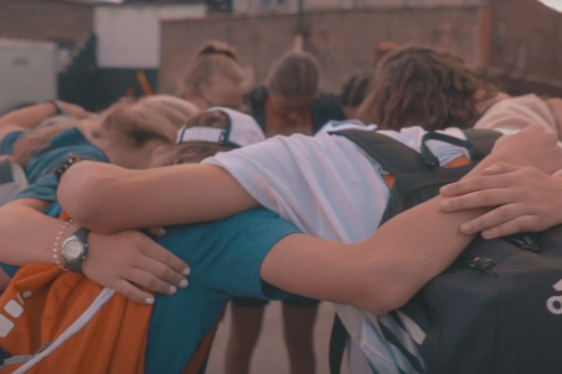 Youth in prayer cropped